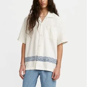 Levi's Relaxed Camp Shirt, Cashmere, Men's Large (L)